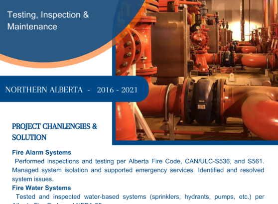 Fire System Maintenance for an Oil & Gas and Mining Site