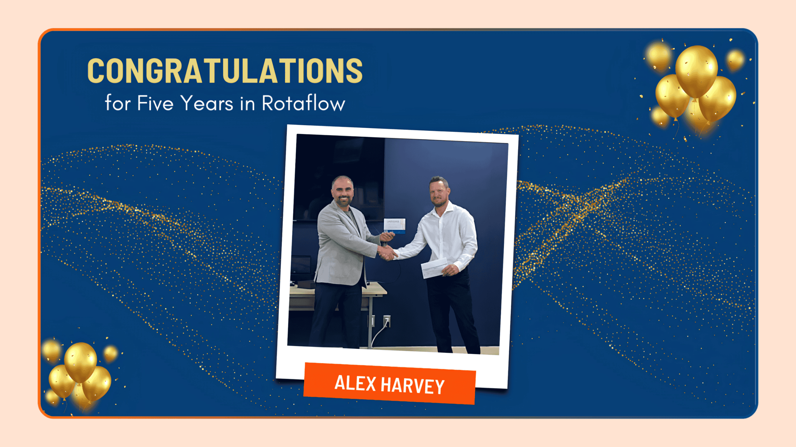 5 Year Work Anniversary – Alex Harvey