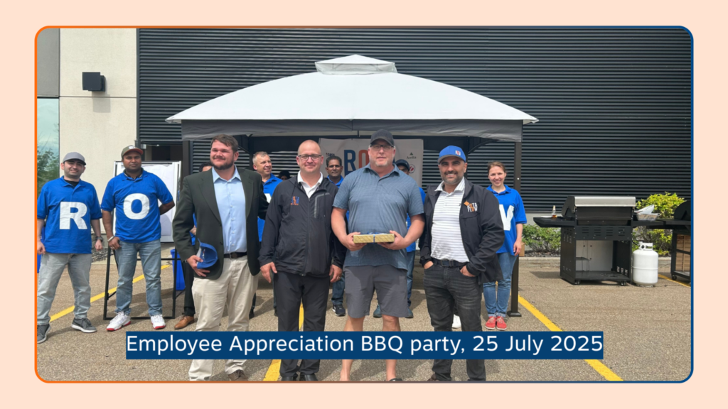 Employee Appreciation BBQ party, 25 July 2025 – Edmonton Office.
