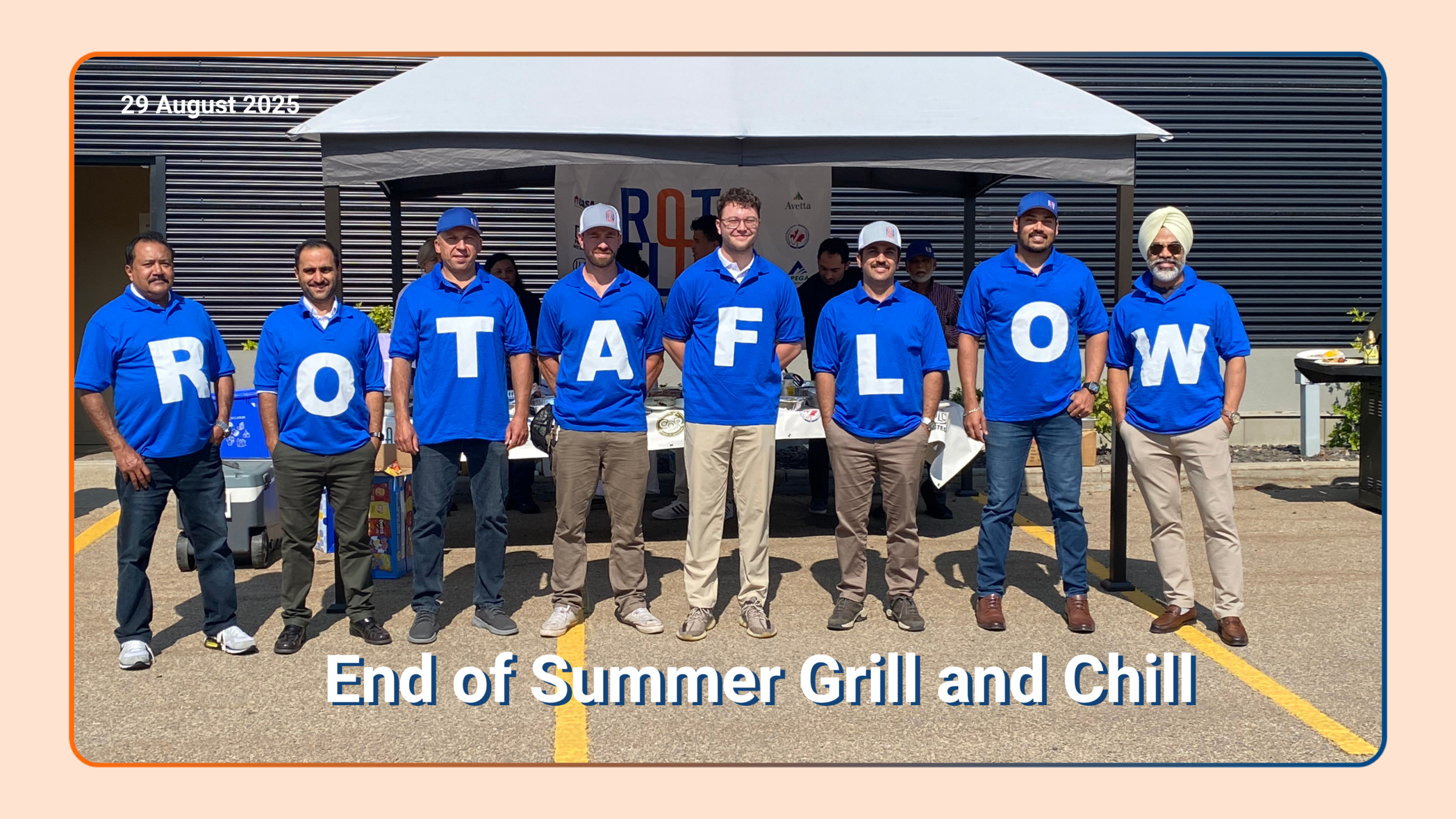 Rotaflow 3rd Sunny Friday Grill & ChillBBQ party on 29 Aug 2025