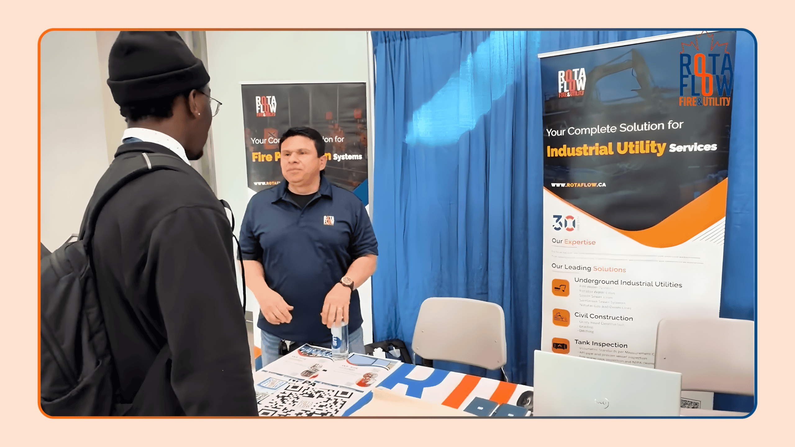 The Rotaflow team had a great time at the NAIT Hiring Fair Edmonton