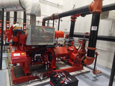 Fire sprinkler and standpipe systems at Rotaflow