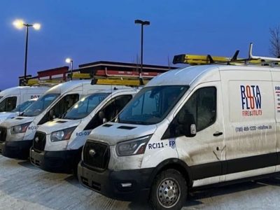 Rotaflow Fire & Utility service van fleet ready for emergency response