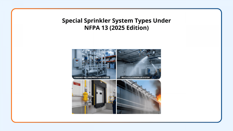 Special Sprinkler System Types Under NFPA 13 (2025 Edition)